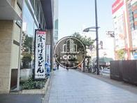幅広い歩道