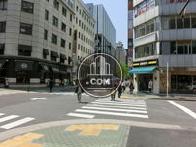 前面の道路です