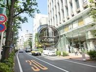 区役所方面へと続く道路です