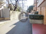前面の道路