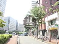 植込みや街路樹が多いエリアです
