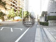 幅広い前面道路