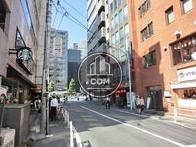 玄関出て左は甲州街道です