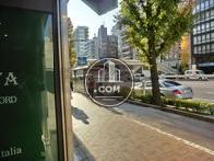 目の前の歩道・昭和通りです