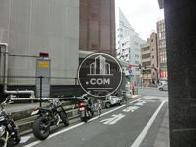 側道は落ち着いた環境です