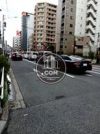 日中は車が行き交っています