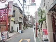 車通りの少ないエリア