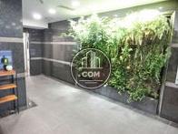 植栽の埋め込まれた壁面