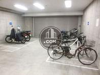 建物内にある専用駐輪場