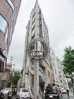 角度によっては非常に薄いビルに見えます