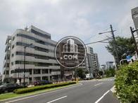 通りの反対側から撮影