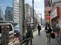 前面通りは明治通りです