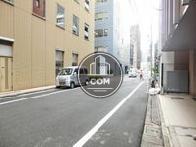玄関前の見晴らしが良い通り