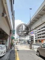 幅広い歩道