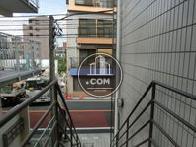 二階から見える景色です