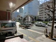 正面玄関前、品川駅方面