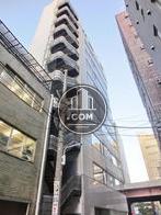 外の非常階段です