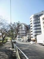 川沿いに面して緑道公園が展開されています