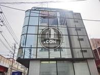 ミラー加工が施された壁面