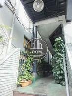 植栽の設備された階段
