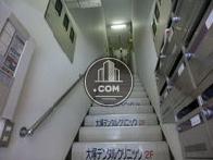 上層階まで直線です