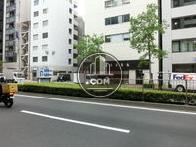 前面の道路です