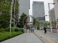 前面通りの先はすぐに品川駅です