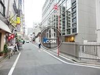 人通りの多い面
