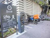 バイク駐輪スペースがあります
