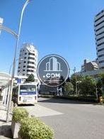 府中駅北交差点からの様子