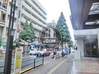 街路樹のある通り