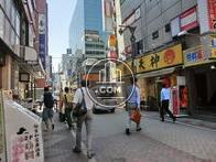 飲食店の多い繁華街です