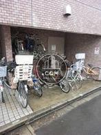 駐輪スペースがあります