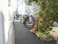 玄関前の歩道