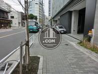 十分な幅がある歩道です