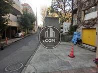 前面の道路です