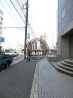 幅広い歩道