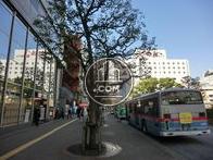 ビル前面から大森駅方向