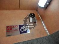 エレベーター内には防犯カメラの設置がございます