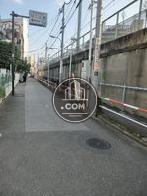 線路沿いです