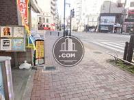 幅広い歩道