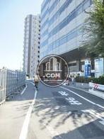 元線路沿いの通り