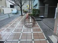 玄関前の敷地内