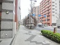 幅広い歩道