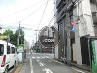 側道奥からの景観