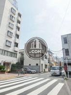 線路沿いの通り
