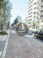 綺麗に舗装された歩道