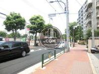 玄関前の歩道
