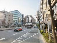全面道路　中目黒駅方面です