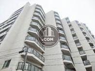 各お部屋のバルコニーが並ぶ背面